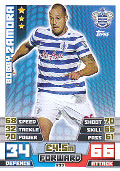 Bobby Zamora Queens Park Rangers 2014/15 Topps Match Attax #233